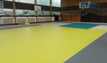 Rekonstrukce sportovní podlahy Základní školy Březové hory
